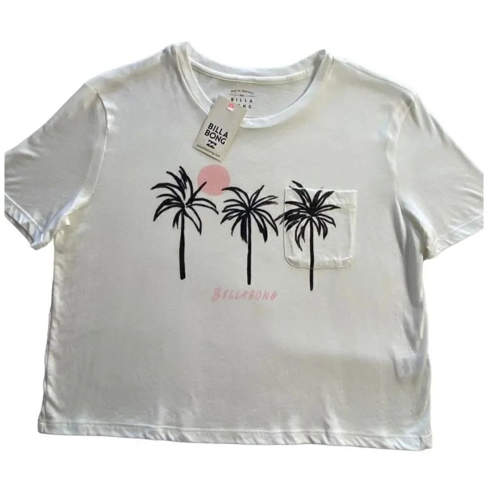 BILLABONG Junior XSmall Three Palms Short Sleeve T-Shirt